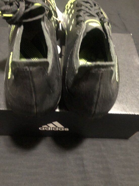 Adidas Predator League FT FG/MG Soccer Cleats Men, Size 10.5 BLACK CARBON JI1118